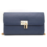 Women's Fancy Clutch 6787 - Steel Blue, Women, Clutches, Chase Value, Chase Value
