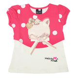 Girls Half Sleeves T-Shirt - Pink, Kids, Girls T-Shirts, Chase Value, Chase Value