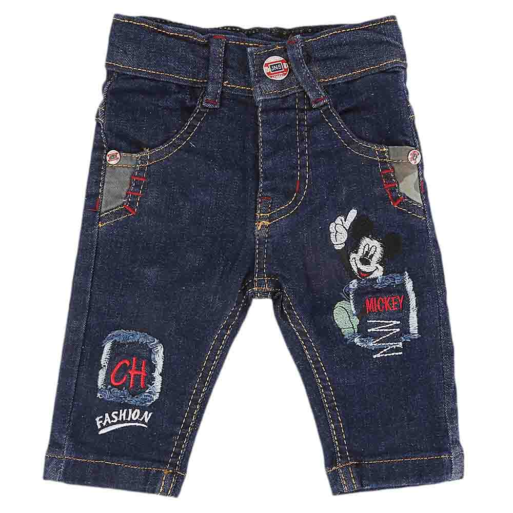 Newborn Boys Denim Pant - Blue, Kids, NB Boys Shorts And Pants, Chase Value, Chase Value