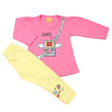 Girls Full Sleeves Suit - Dark Pink, Girls Suits, Chase Value, Chase Value