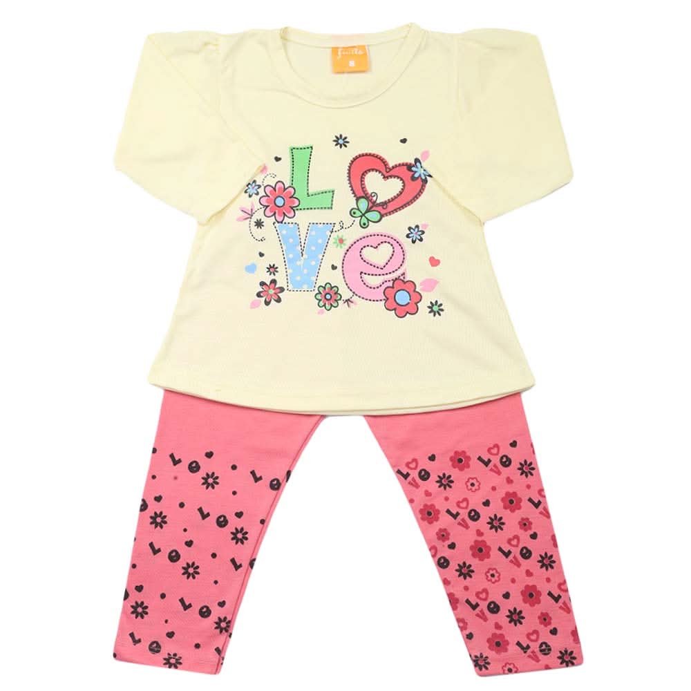 Girls Full Sleeves Suit - Lemon, Girls Suits, Chase Value, Chase Value