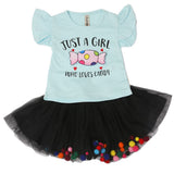 Newborn Girls Half Sleeves Suit - Sky Blue, Newborn Girls Sets & Suits, Chase Value, Chase Value
