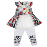 Girls Half Sleeves Suit - Multi, Kids, Girls Sets And Suits, Chase Value, Chase Value
