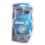 Max Disposable 6 Pcs Razor, Beauty & Personal Care, Razor and Cartridges, Chase Value, Chase Value
