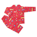 Boys Full Sleeves Night Suit - Red, Kids, Boys Sets And Suits, Chase Value, Chase Value