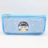 Cute Girl Pencil Pouch - Blue, Kids, Pencil Boxes And Stationery Sets, Chase Value, Chase Value