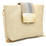 Women's Fancy Handbag 6798 - Golden, Women, Bags, Chase Value, Chase Value
