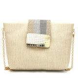 Women's Fancy Handbag 6798 - Golden, Women, Bags, Chase Value, Chase Value