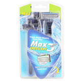 Max Excellent Razor 4 Pcs, Beauty & Personal Care, Razor and Cartridges, Chase Value, Chase Value