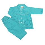 Girls Full Sleeves Night Suit - Sea Green, Kids, Girls Sets And Suits, Chase Value, Chase Value