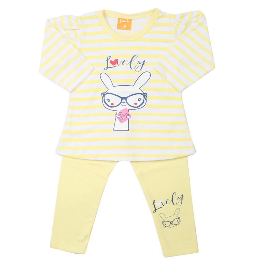 Girls Full Sleeves Suit - Yellow, Girls Suits, Chase Value, Chase Value