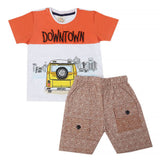 Boys Short Suit - Orange, Kids, Boys Sets And Suits, Chase Value, Chase Value