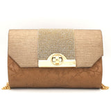 Women's Bridal Clutch 6879 - Brown, Women, Clutches, Chase Value, Chase Value