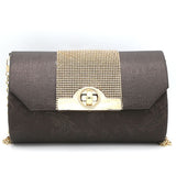 Women's Bridal Clutch 6879 - Coffee, Women, Clutches, Chase Value, Chase Value