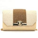 Women's Bridal Clutch 6879 - Golden, Women, Clutches, Chase Value, Chase Value