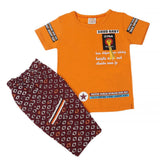 Boys Short Suit -Orange, Kids, Boys Sets And Suits, Chase Value, Chase Value