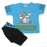 Newborn Boys Half Sleeves Suit - Blue, Kids, Newborn Boys Sets And Suits, Chase Value, Chase Value