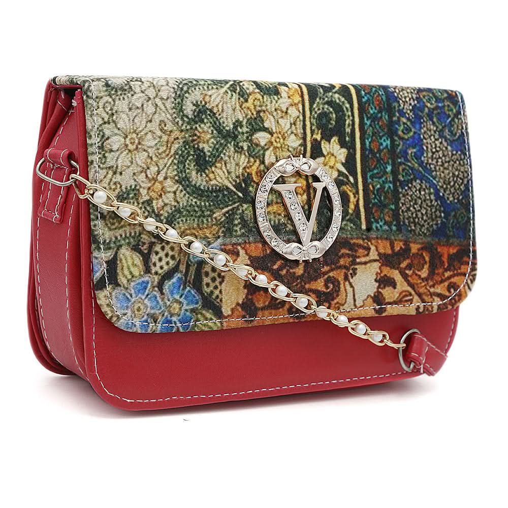 Women's Shoulder Bag 2848 - Red, Women, Bags, Chase Value, Chase Value