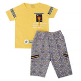 Boys Short Suit - Yellow, Kids, Boys Sets And Suits, Chase Value, Chase Value