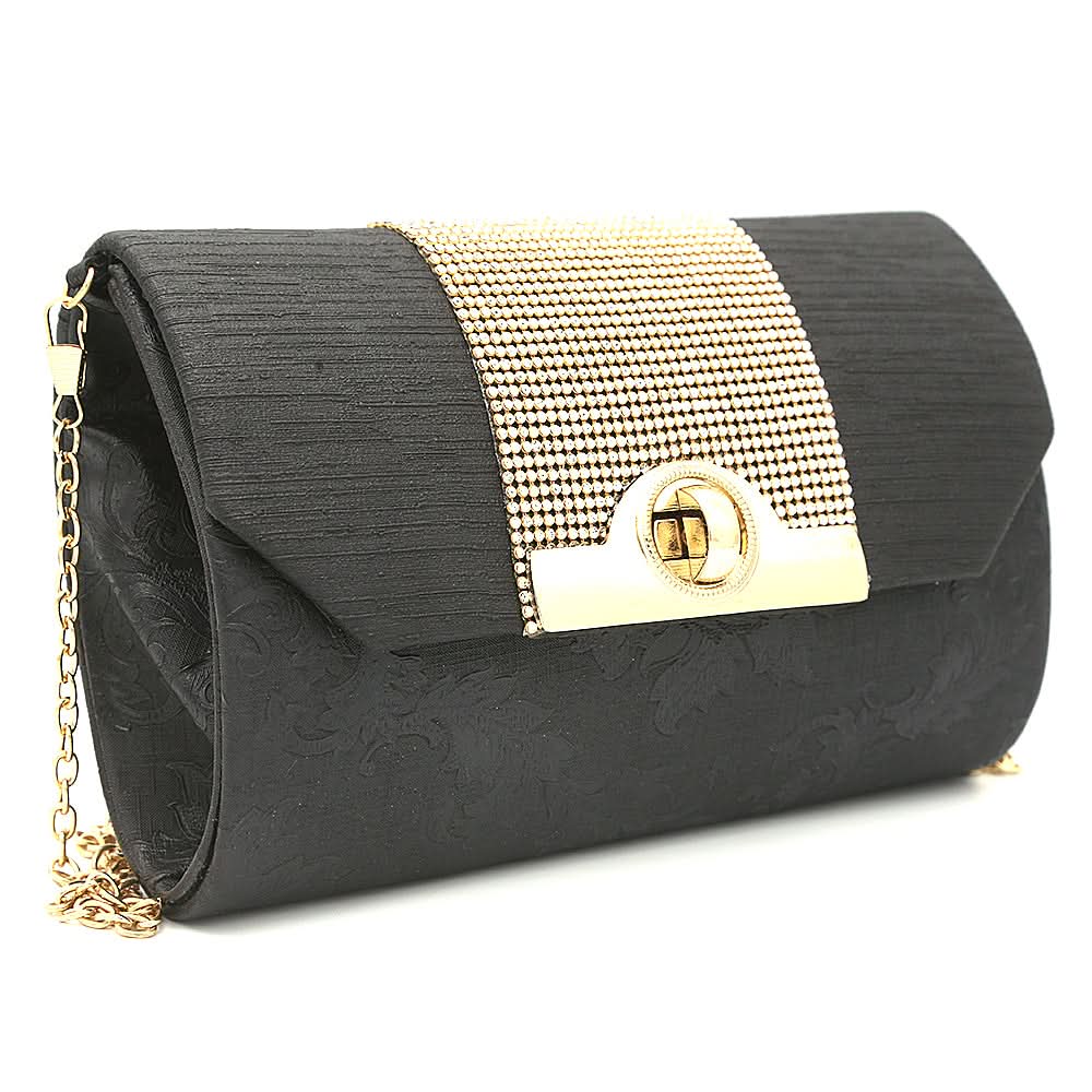 Women's Bridal Clutch 6879 - Black, Women, Clutches, Chase Value, Chase Value