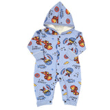 Newborn Boys Full Sleeves Romper - Blue, Kids, NB Boys Rompers, Chase Value, Chase Value