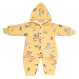 Newborn Boys Full Sleeves Romper - Yellow, Kids, NB Boys Rompers, Chase Value, Chase Value