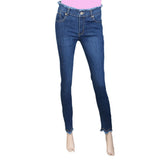 Women's Denim Pant - Mid Blue, Women, Pants & Tights, Chase Value, Chase Value