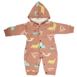 Newborn Boys Full Sleeves Romper - Brown, Kids, New Born Boys Rompers, Chase Value, Chase Value