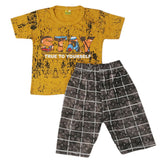 Boys Short Suit - Mustard, Kids, Boys Sets And Suits, Chase Value, Chase Value