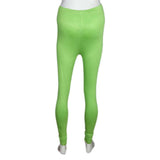 Women's Plain Tights - Parrot Green, Women, Pants & Tights, Chase Value, Chase Value