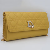 Women's Fancy Clutch 6960 - Mustard, Women, Clutches, Chase Value, Chase Value