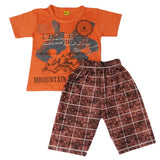 Boys Short Suit - Peach, Kids, Boys Sets And Suits, Chase Value, Chase Value