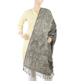 Women's 4 Border Polka Shawl - Olive Green, Women, Shawls And Scarves, Chase Value, Chase Value