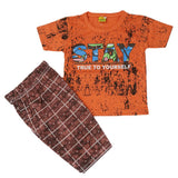 Boys Short Suit - Peach, Kids, Boys Sets And Suits, Chase Value, Chase Value