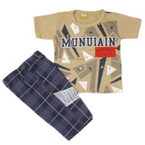 Boys Short Suit - Light Brown, Kids, Boys Sets And Suits, Chase Value, Chase Value