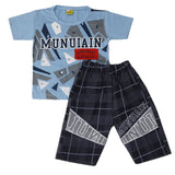 Boys Short Suit - Blue, Kids, Boys Sets And Suits, Chase Value, Chase Value