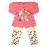 Girls Full Sleeves Suit - Dark Pink, Girls Suits, Chase Value, Chase Value