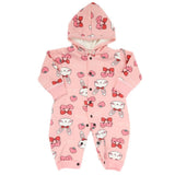 Newborn Girls Full Sleeves Romper - Light Pink, Kids, NB Girls Rompers, Chase Value, Chase Value