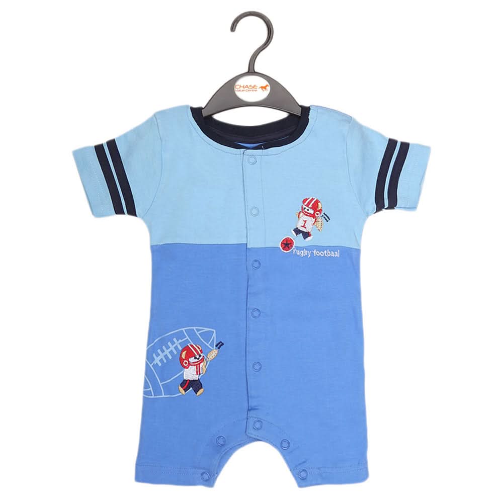 Newborn Boys Romper - Blue, Kids, NB Boys Rompers, Chase Value, Chase Value