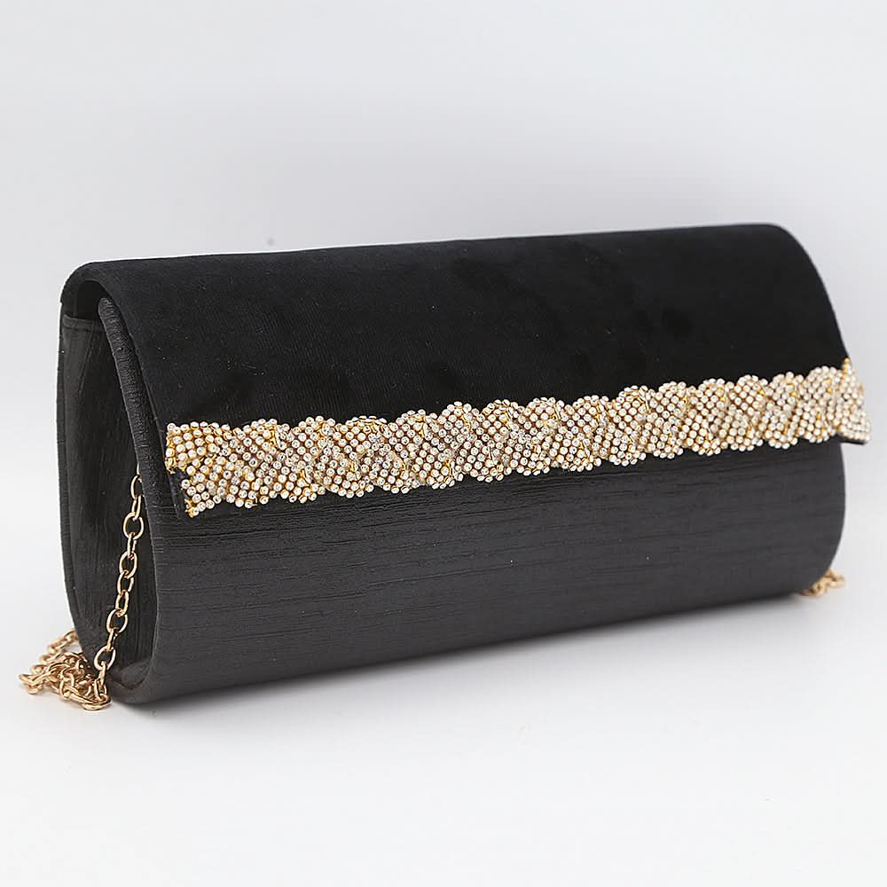 Women's Fancy Clutch 6804 - Black, Women, Clutches, Chase Value, Chase Value