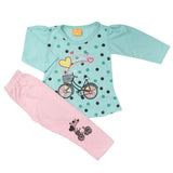 Girls Full Sleeves Suit - Cyan, Girls Suits, Chase Value, Chase Value