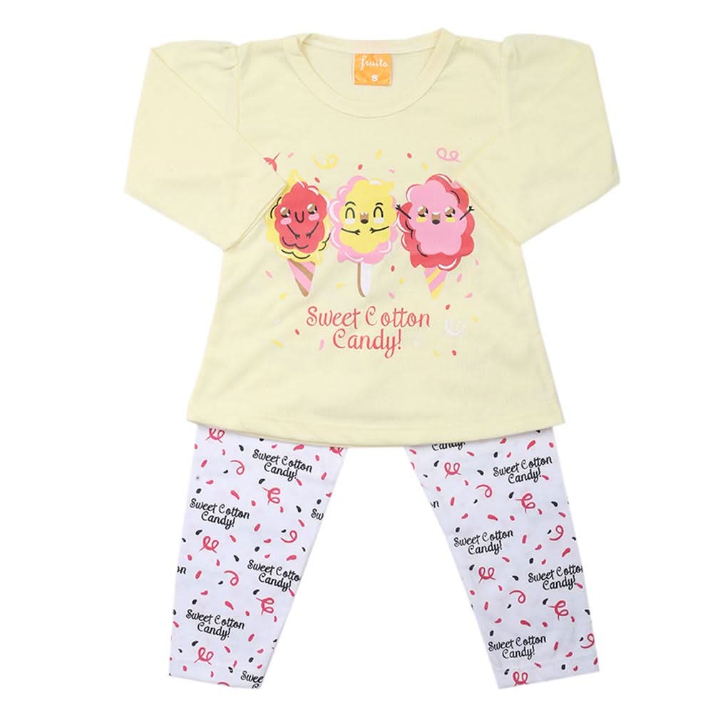Girls Full Sleeves Suit - Lemon, Girls Suits, Chase Value, Chase Value