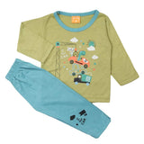 Boys Full Sleeves Suit - Light Green, Boys Sets & Suits, Chase Value, Chase Value