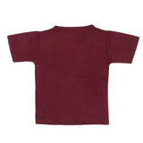 Boys Half Sleeves T-Shirt 14-24 - Maroon, Kids, Boys T-Shirts, Chase Value, Chase Value