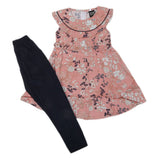 Girls Half Sleeves Tights Suits - Pink, Kids, Girls Sets And Suits, Chase Value, Chase Value