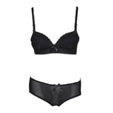 Women's Foam Bra & Panty Set - Black, Women, Bra And Panty Sets, Chase Value, Chase Value