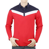 Men's Eminent Full Sleeves Polo T-Shirt - Violet, Men, T-Shirts And Polos, Eminent, Chase Value