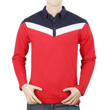Men's Eminent Full Sleeves Polo T-Shirt - Violet, Men, T-Shirts And Polos, Eminent, Chase Value