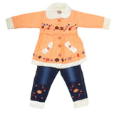 Girls Full Sleeves Pant Suit - Peach, Kids, Girls Sets And Suits, Chase Value, Chase Value