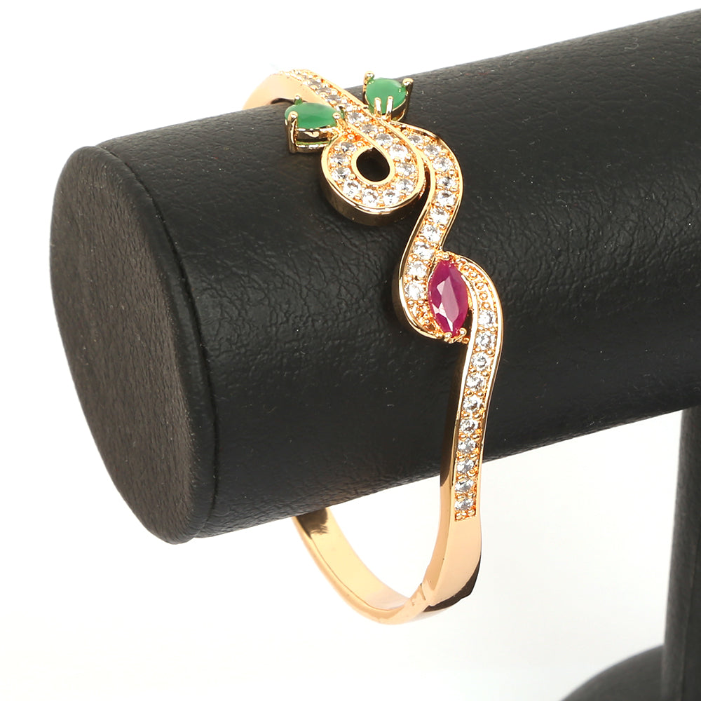 Women's-Xuping Bangles-Golden-D, Women, Bangles & Bracelets, Chase Value, Chase Value